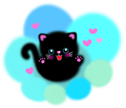 sea creatures & kitten & flower ! sticker #10612396