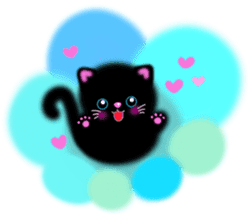 sea creatures & kitten & flower ! sticker #10612396