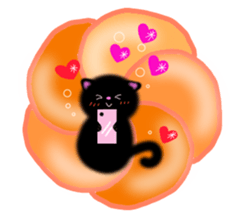 sea creatures & kitten & flower ! sticker #10612398