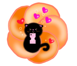 sea creatures & kitten & flower ! sticker #10612398