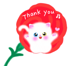 sea creatures & kitten & flower ! sticker #10612400