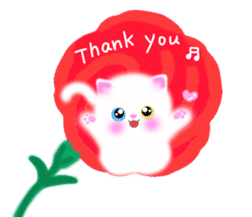 sea creatures & kitten & flower ! sticker #10612400