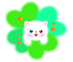 sea creatures & kitten & flower ! sticker #10612408