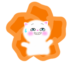 sea creatures & kitten & flower ! sticker #10612409