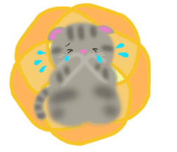 sea creatures & kitten & flower ! sticker #10612414