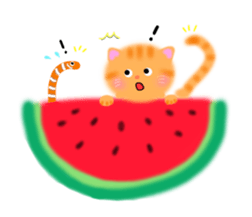 sea creatures & kitten & flower ! sticker #10612423