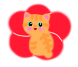 sea creatures & kitten & flower ! sticker #10612424