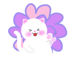 sea creatures & kitten & flower ! sticker #10612429