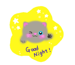 sea creatures & kitten & flower ! sticker #10612430