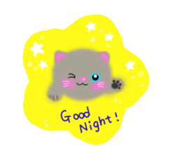 sea creatures & kitten & flower ! sticker #10612430