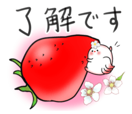Fairy of the happy strawberry sticker #10612518