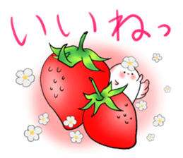 Fairy of the happy strawberry sticker #10612522
