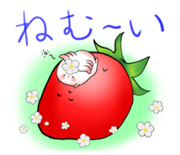 Fairy of the happy strawberry sticker #10612523