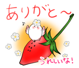 Fairy of the happy strawberry sticker #10612534