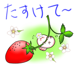 Fairy of the happy strawberry sticker #10612535