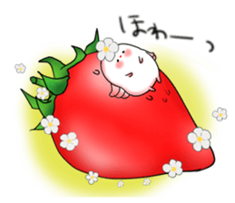 Fairy of the happy strawberry sticker #10612536