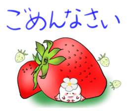 Fairy of the happy strawberry sticker #10612539