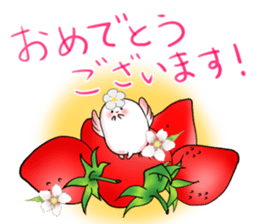 Fairy of the happy strawberry sticker #10612542