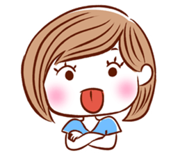 My Doodle Girl sticker #10613664