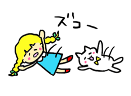 yuzutyan and nya sticker #10613944