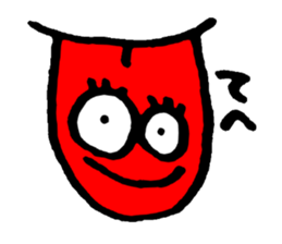 Eyeball-chan sticker #10614528