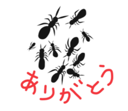 i communicate by a dull joke. sticker #10614797