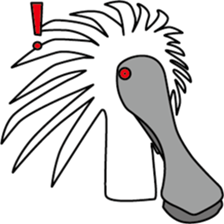Black faced Spoonbill sticker #10615005
