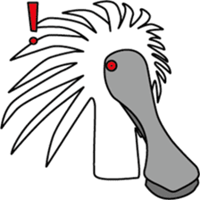 Black faced Spoonbill sticker #10615005