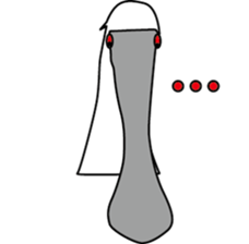 Black faced Spoonbill sticker #10615006