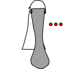 Black faced Spoonbill sticker #10615006