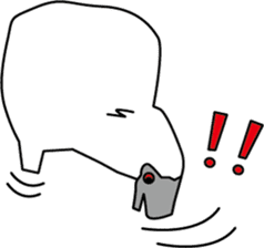 Black faced Spoonbill sticker #10615028