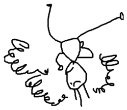 upside-down man sticker #10615121