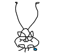 upside-down man sticker #10615122