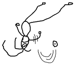 upside-down man sticker #10615134