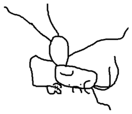 upside-down man sticker #10615144