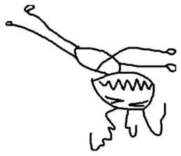 upside-down man sticker #10615145