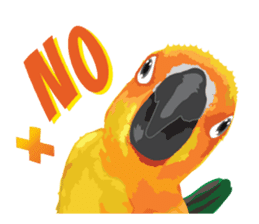 Sun Conure Parrot sticker #10615298