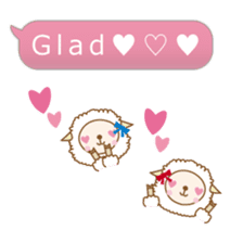 Twin sheep3 -English version- sticker #10615919