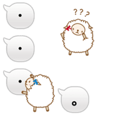 Twin sheep3 -English version- sticker #10615945