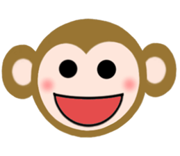 Emoji Ver. Monkeys sticker #10616352