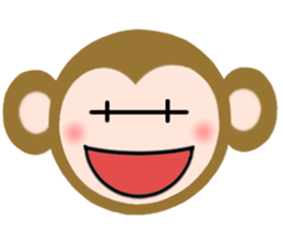 Emoji Ver. Monkeys sticker #10616359