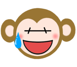 Emoji Ver. Monkeys sticker #10616360