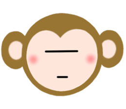 Emoji Ver. Monkeys sticker #10616367