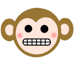 Emoji Ver. Monkeys sticker #10616374