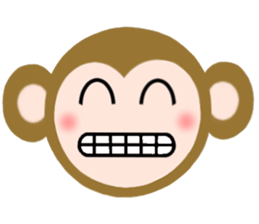 Emoji Ver. Monkeys sticker #10616375