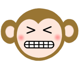 Emoji Ver. Monkeys sticker #10616376