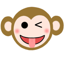 Emoji Ver. Monkeys sticker #10616378