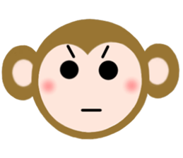 Emoji Ver. Monkeys sticker #10616381