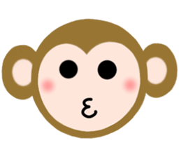Emoji Ver. Monkeys sticker #10616385