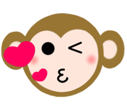 Emoji Ver. Monkeys sticker #10616386